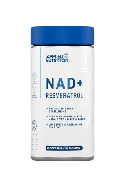 applied nutration ابلايد نيوترشن كبسولات ان ايه دي بلس ريسفيراترول 60 كبسولة ...