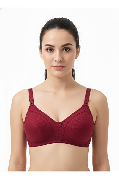 Ebru قماش مجدّل حمالة صدر يبرز انحناءات الجسم بدون أسلاك