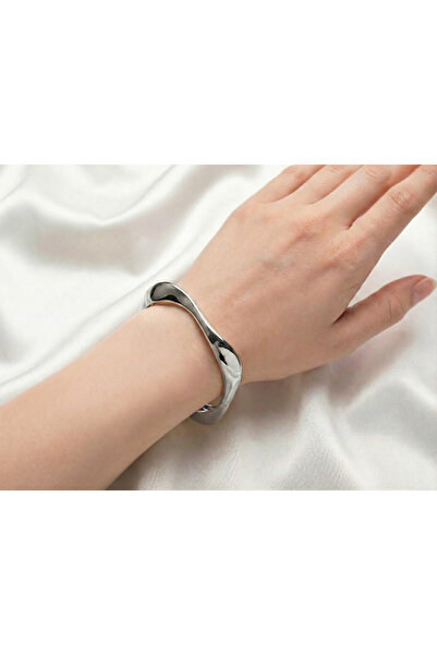 İris Jewelrys Lima Silver Çelik Kelepçe