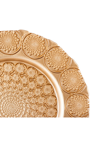 Dania Glass serving dish for sweets, chocolates, and fruits; multi-purpose; size 32 cm, depth 3 cm