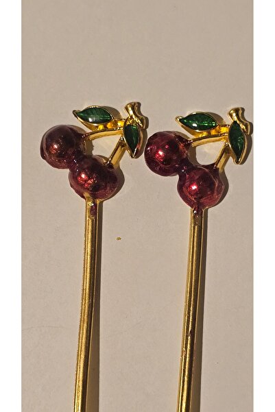 Turkish Store İstanbul Cherry Model 6-Piece Teaspoon Set