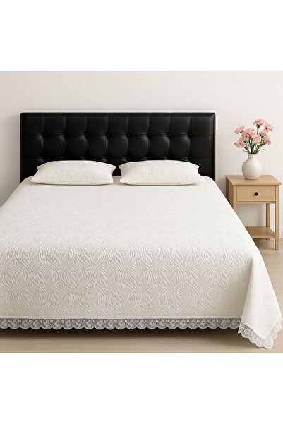 İSTANBUL ÇARŞISI Fransız Dantelli, Kapitoneli, Ultrasonik Çift Kişilik Yatak ...