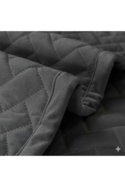 vivamia Non-Slip Base Quilted Sofa Cover 70 X 190 Smoked