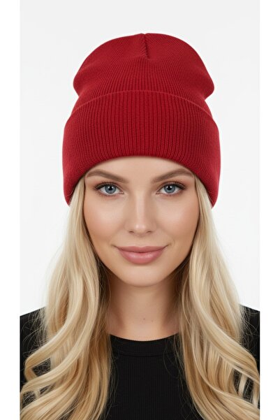 gigigiyim Plain Basic Soft Textured Unisex Folded Beanie