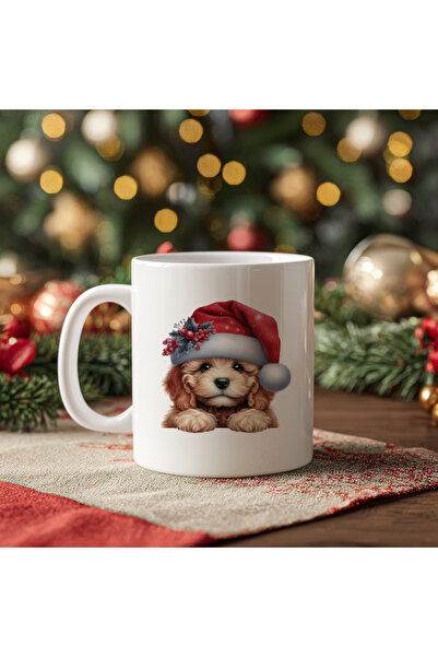 Arzande Yılbaşı Yeni Yıl Temalı Porselen Kupa Bardak Kahve Çay Hediyelik Kole...