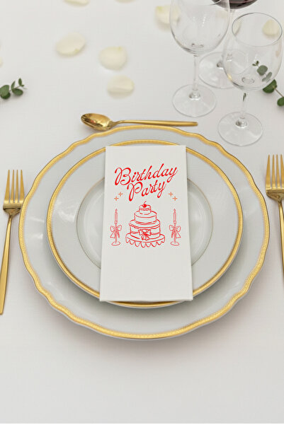 Peçetella مناديل ورقية لحفلات أعياد الميلاد مزخرفة لـ مطبوع ضيفًا، عبوة من 20...