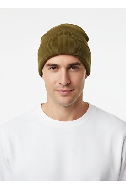 gigigiyim Plain Basic Soft Textured Unisex Folded Beanie