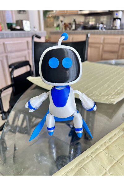 3D Astro Bot Hareketli Figür