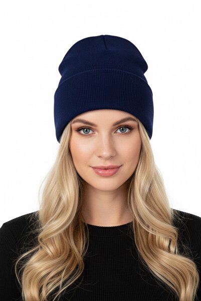 gigigiyim Plain Basic Soft Textured Unisex Folded Beanie