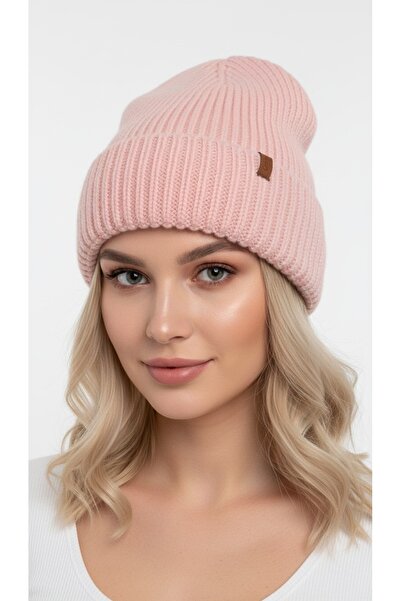 gigigiyim Thick Wool Knit Basic Women's Beanie