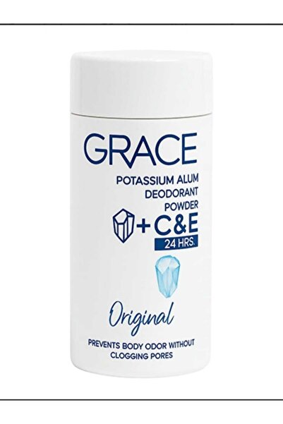 Grace جرس بودرة مزيل العرق بشب البوتاسيوم –