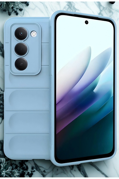 AKSEFİZZ حافظة متوافقة مع هاتف Xiaomi Redmi 15 4G، لا تترك بصمات الأصابع، حاف...