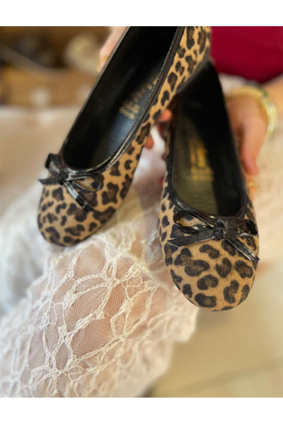 Lesia Emma Kadın Zarif Fiyonklu Günlük Babet Ayakkabı