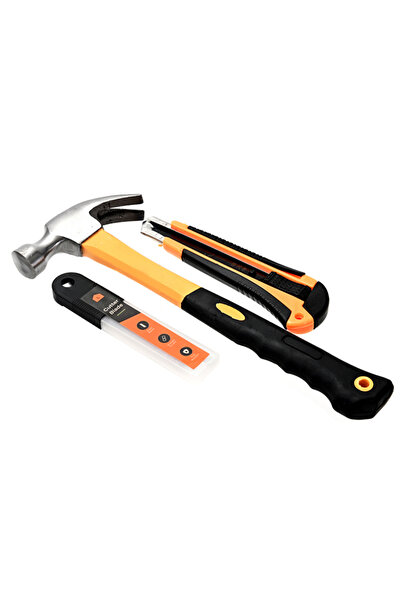 Lawazim Hammer and Cutter Set with Blades for Home Repairs and DIY Projects