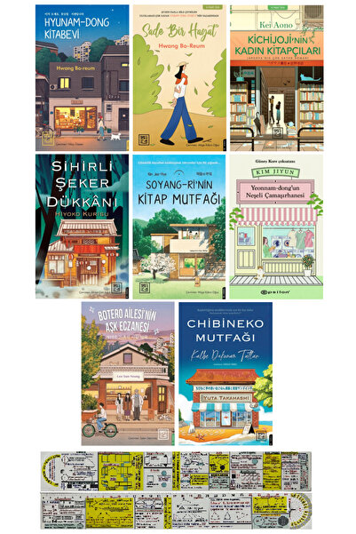 Destek Yayınları Kore Edebiyatı 8 Kitap Set/Hyunam Dong Kitabevi+Sade Bir Hayat+Sihirli Şeker Dükkanı+Botero+Chibinek