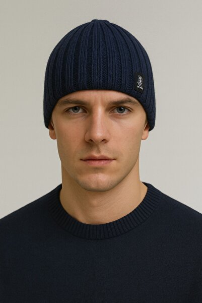 gigigiyim قبعة رجالية مضلعة بطبقة مزدوجة