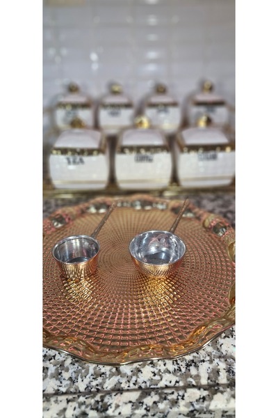 Zenlife BAKIR ÖLÇEK KABI 3 NO -7,5 CM 2 NO - 6 CM