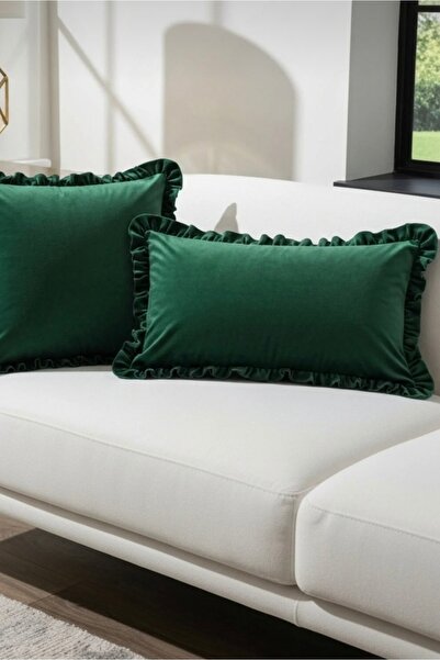 JACA Set of 2 Square Throw Pillows (45X45Cm)