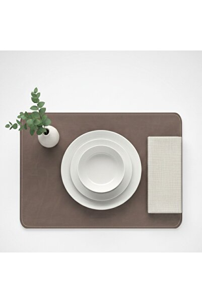 Grand Fine Art 2 Pieces Leather Mink Double-Sided Edge-Stitched American Service 33X44 Cm-Easy to Clean Supla