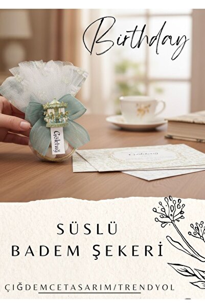 çiğdemcetasarım çiğdemcetasarım, bebek, doğum günü, mevlüt badem şekeri hediy...