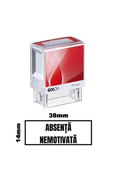 Colop Printer Stampila DE BIROU ABSENTA NEMOTIVATA de birou 38x14mm