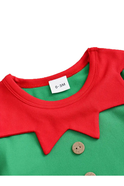 RebelBeBe Elf jumpsuit and hat – 0-3 months, 3-6 months