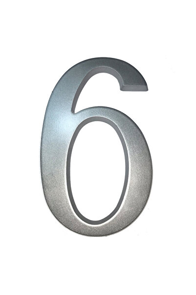 ICON TOOLS HOUSE NUMBER, ALUMINUM, 200 MM, SILVER, /DIGIT 6/9