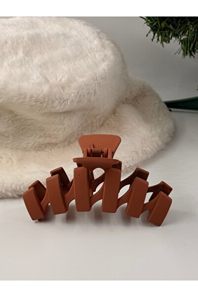 kamilasilver XL Matte Orange Butterfly Hair Clip – Large Non-Slip Barrette Ha...