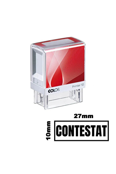 Colop Printer Stampila CONTESTAT de birou 27x10mm