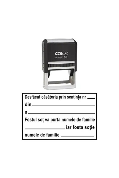 Colop Printer Stampila de birou COLOP Stare Civila M2 - 60-x-40-mm, albastru