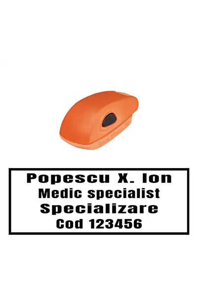 Colop Printer Stampila portabila COLOP Asistent medical - 38x14-mm, negru