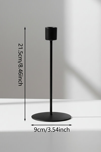 IONIC HOUSE Metal Şamdan 2’li Set