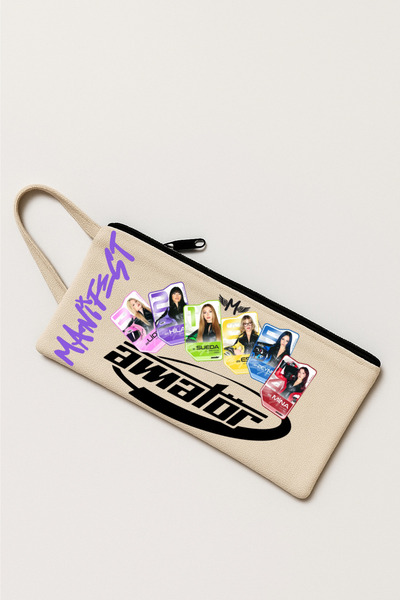 lovver حامل أقلام فاخر من مانيفست جروب بتصميم أغاني الهواة، يتسع لـ مطبوع قلم...