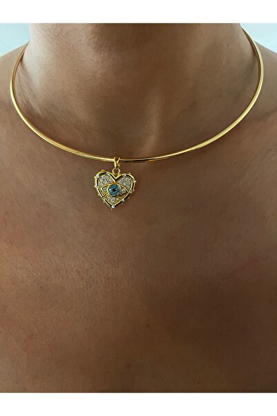 Hoop jewelery Stone Eye Choker