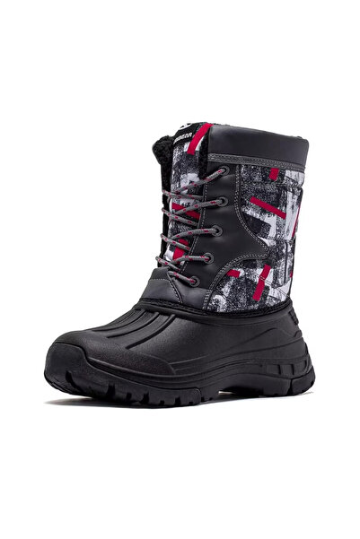 OEM HOBIBEAR boots, Waterproof, Fur, size 37, color Red and Gray