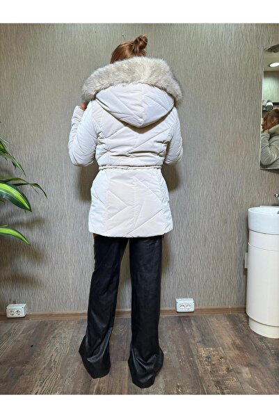 Divin store Amalia medium-length waterproof jacket