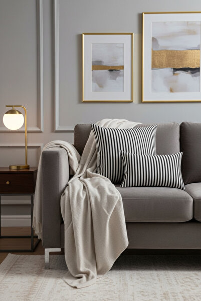 JACA Комплект от 2 квадратни възглавници (45x45 см)