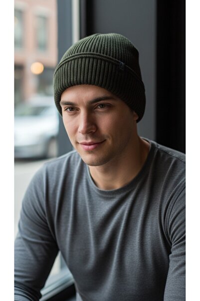 gigigiyim Men's Beret with Fleece Lining Inside