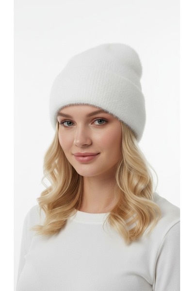 gigigiyim Yumuşak Kaşmir Dokulu Basic Kadın Bere