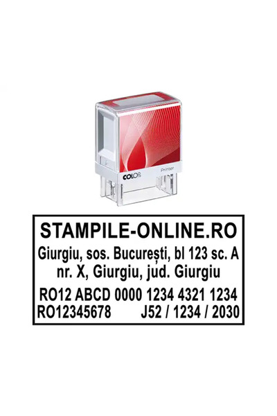 Colop Printer Stampila Firma Dreptunghiulara 50x40mm