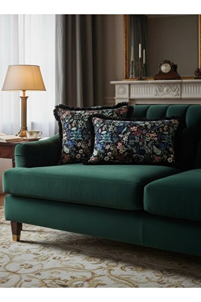 JACA طقم من وسادتين مربعتين (45×45 سم)