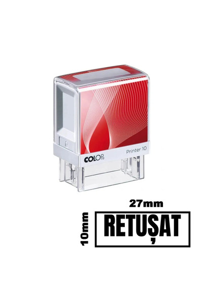 Colop Printer Stampila RETUSAT de birou 27x10mm