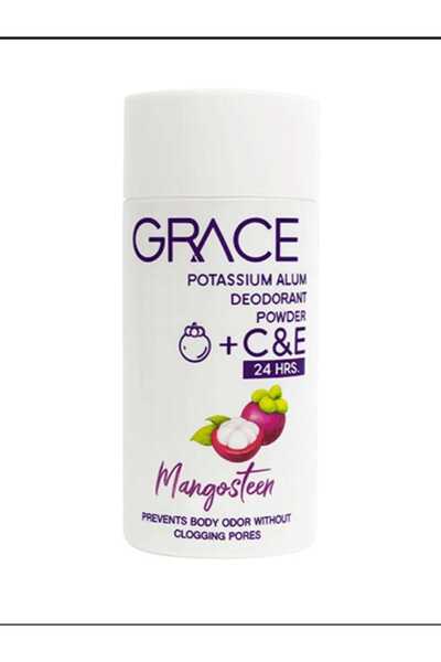 Gracey جرس بودرة مزيل العرق بشب البوتاسيوم بنكهة المانغوستين 35 جم