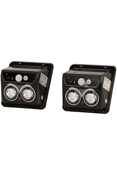 Evotools Solar Motion Sensor Wall Light with Adjustable Lights 0.5 W