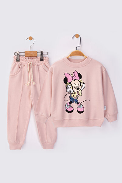 baby flamindo Printed 2-Ply Seasonal Girls' Tracksuit Set