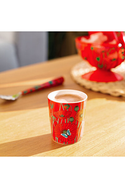 Pylones Espresso Glass/Cup |   Tazzina - Coquelicots