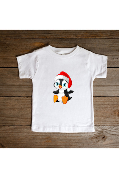 matelio Christmas Penguin Kids T-shirt