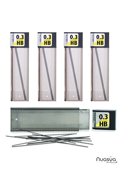 Tombow Mono Lead 0.3mm Hb Min Lead - Pack of 5 - Technical Drawing & School Pencil Lead