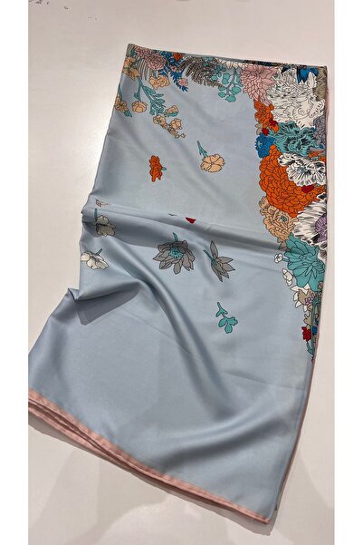 EB SCARF Великий розмір (140*140) імпортний шовковий шарф з твілу