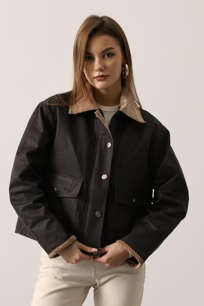M&S moda evi Contrast Collar Jacket